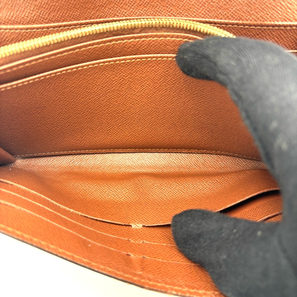 Louis Vuitton Brown Monogram Leather Wallet - Picture 11 of 12